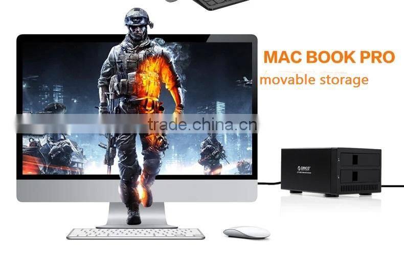 2-bay 3.5inch SATA USB 3.0 HDD storage box