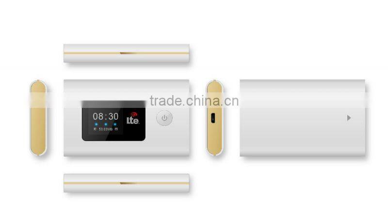 Pocket mini 4g wireless router with sim card slot inbuilt 2000mAH removable Li-Battery