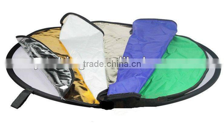 Best selling import material 80cm 7 in 1 studio photo foldable reflector light reflector