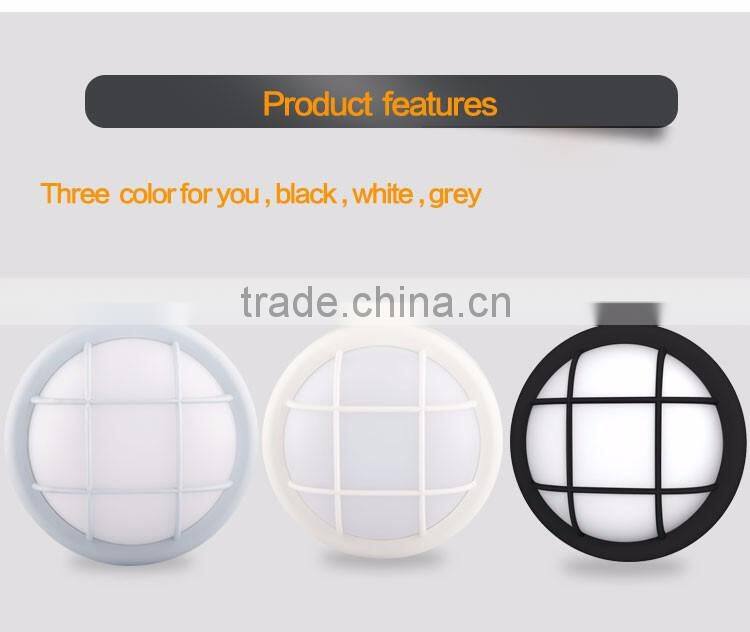 top sale ip44 led shower lamp waterproof led round plastic ceiling light camera covers,led bulkhead light fitting