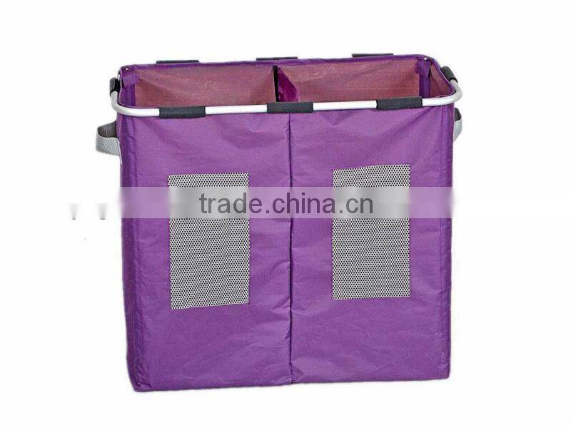 ALUM DOUBLE SORTED HAMPER