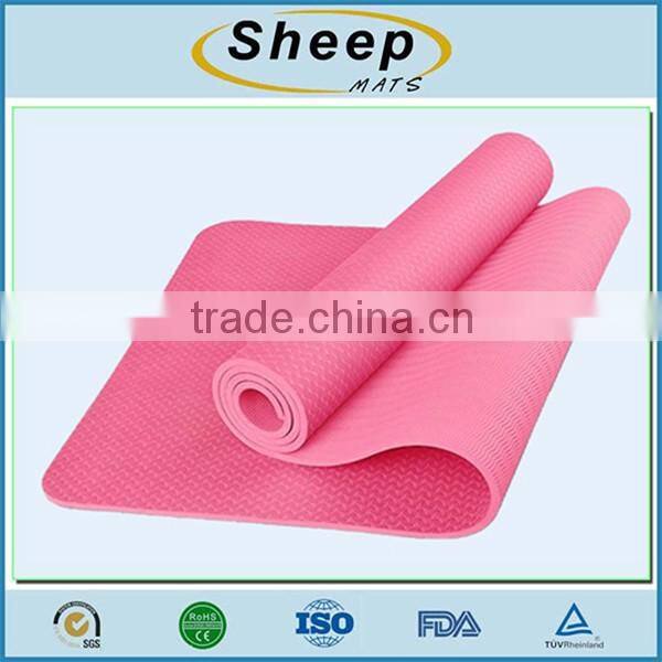 Custom waterproof exercise anti fatigue anti-slip fitness yoga mat