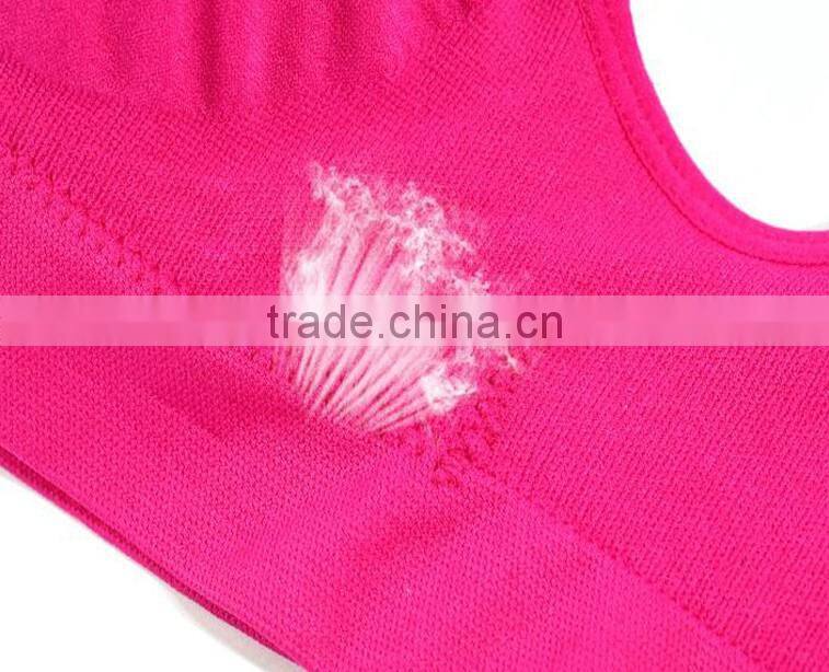 Summer Style Women Stretch Athletic Vest Gym Fitness Sports Bra No Rims Full Cup Padded Bras Colorful Plus Size Tops