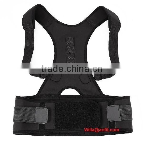 2016 Hot selling Magnetic Orthopedic Back posture support brace, High Quality Posture Corrector