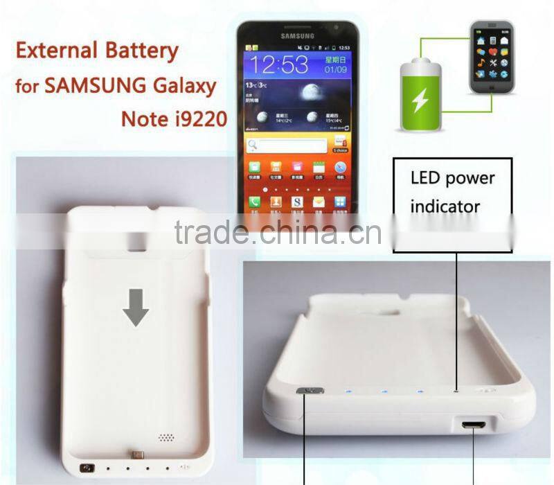 For Samsung Galaxy NOTE external battery N7000 I9220 backup battery charger