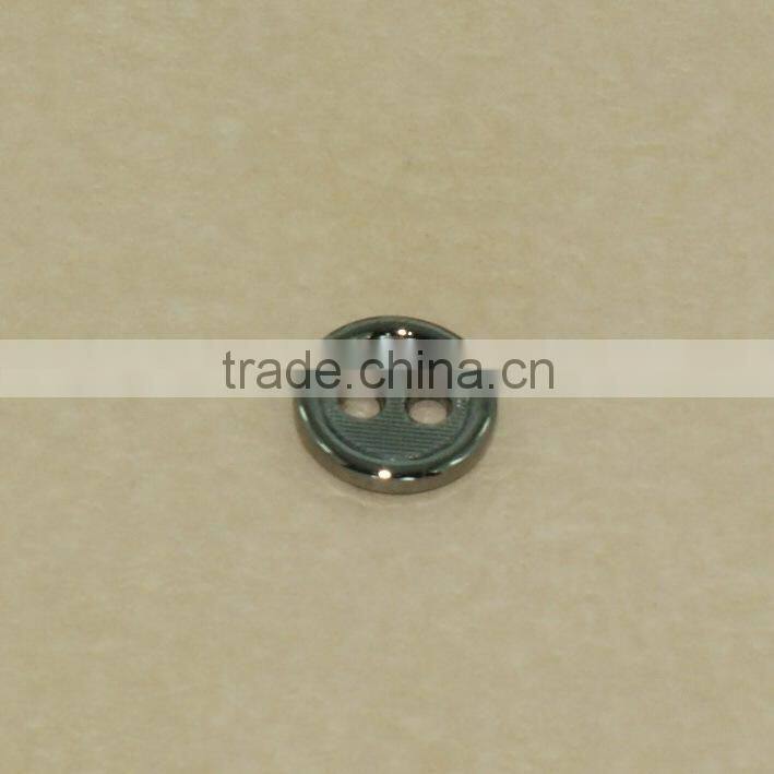 metal short sleeve v neck t shirt with button