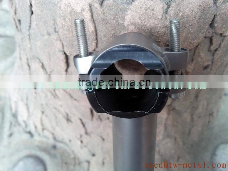 XACD customize titanium bike parts made titanium seat post factory direct sale 27.2mm Ti seat post
