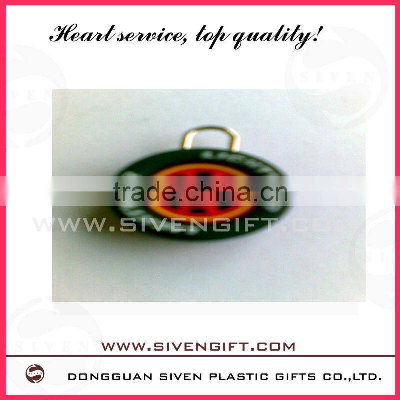 custom silicone 3d zipper puller for use