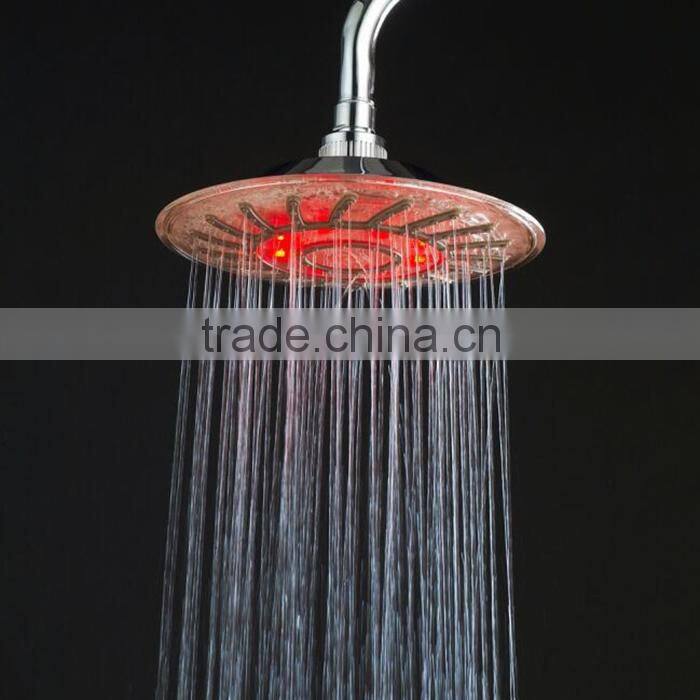 ABS PLASTIC LED SHOWER HEAD,LED TOP SHOWER