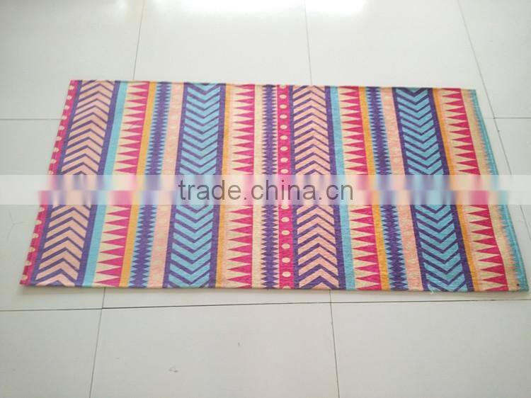 custom jet printing chenille mat