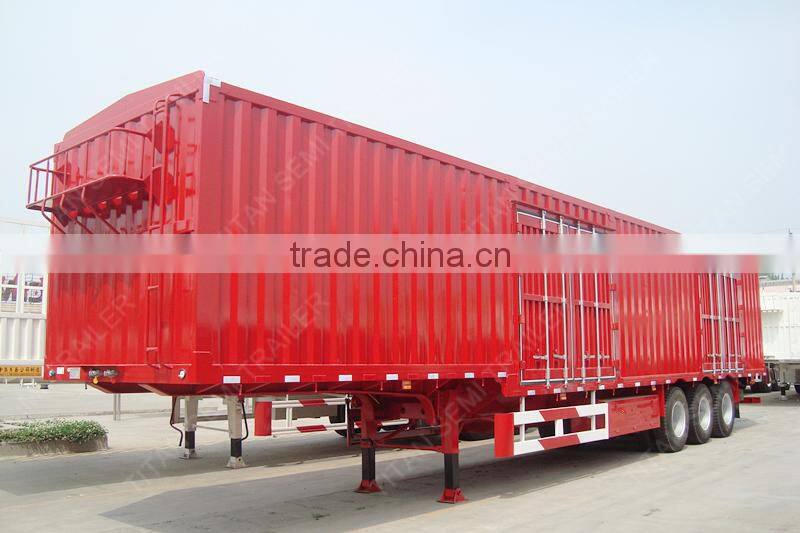 Lighter Weight Curtain Side Trailers For Bulk Cargo Transportation