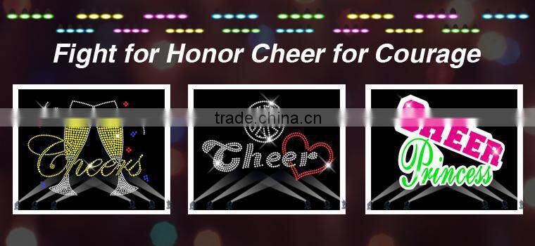 High Korean Rhinestone T-Shirt Zebra Iron on Tranfers Wild about Kindergarten Rhinestone Applique Design