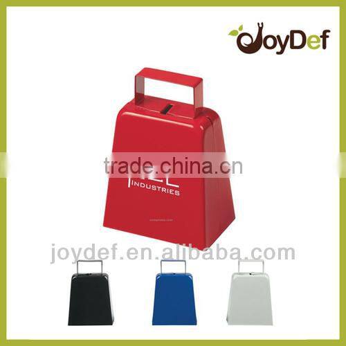 nanjing manufacturer wholesale cowbells with black shoulder strap for sporting events