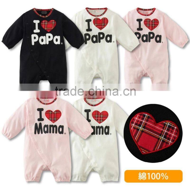 Love PaPa MaMa Baby Clothes High Quality Warm Baby Romper New Design Baby Jumpsuit Unisex Newborn Baby Clothes