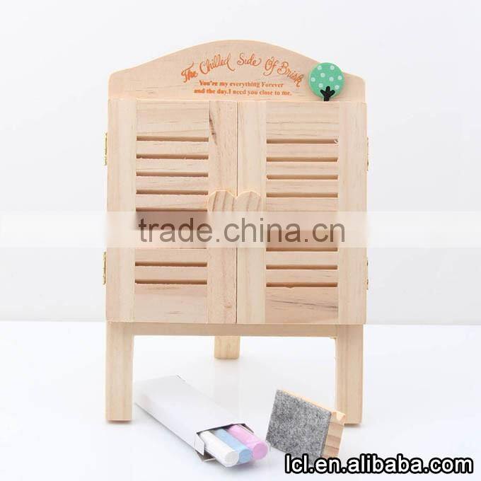 Movable blackboard wood, for kids small blackboard