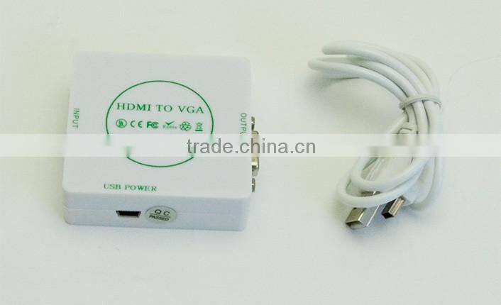 HDMi TO VGA Converter HD 1080P HDMI To VGA Adapter Video Converter
