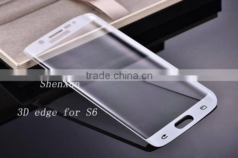 3d tempered glass screen protector for S6 edge