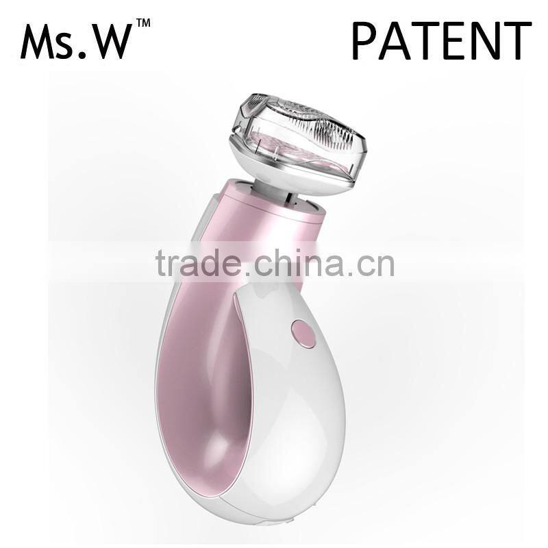 New Technology Electric Brush Cleaner Facial Cleaning Brush With Rotation Brush Head + 3 Work Speed + Water Proof Body