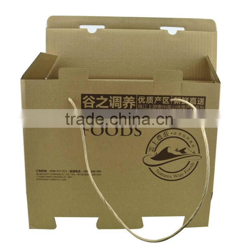 Natures way foods kraft paper printing box