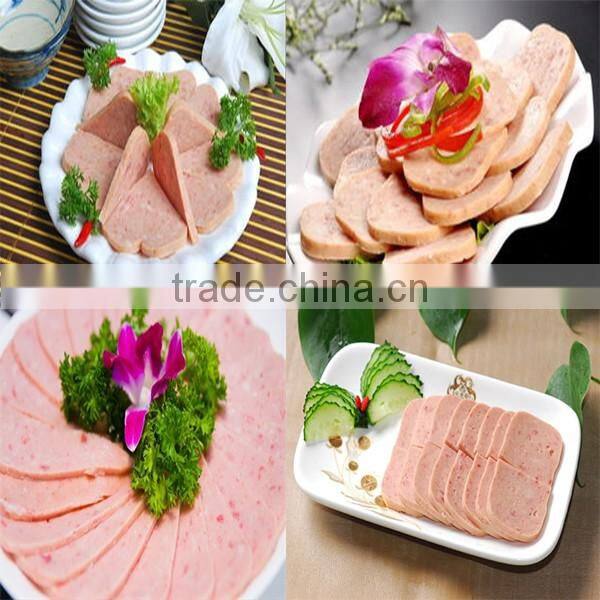 canned luncheon meat, canned pork, canned chicken luncheon meat processing in China