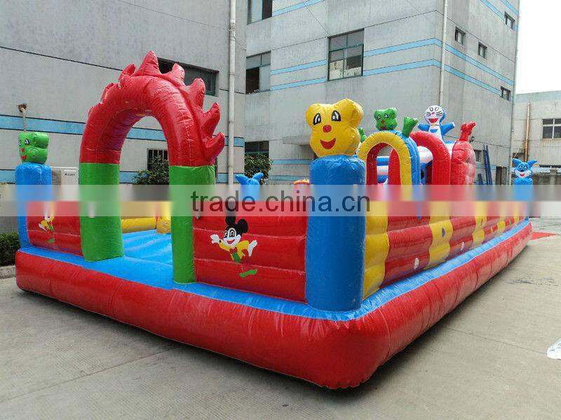 Hot selling PVC amusement inflatable castle for children
