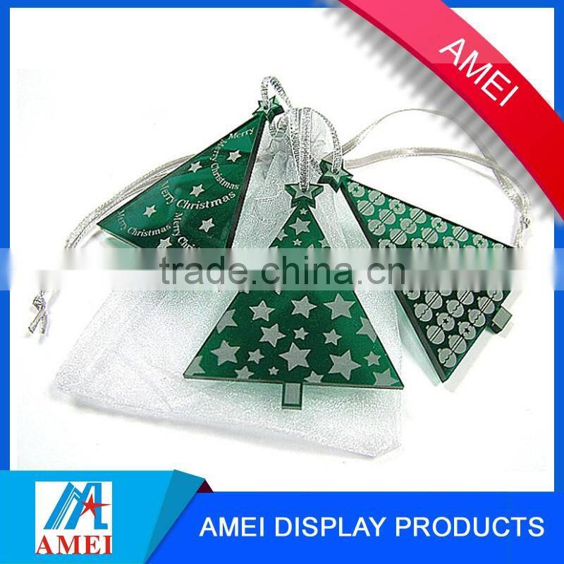 wholesale high quality clear acrylic reindeer christmas tree decorations