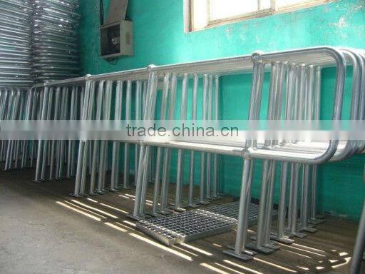 Galvanized ball joint handrail stanchions