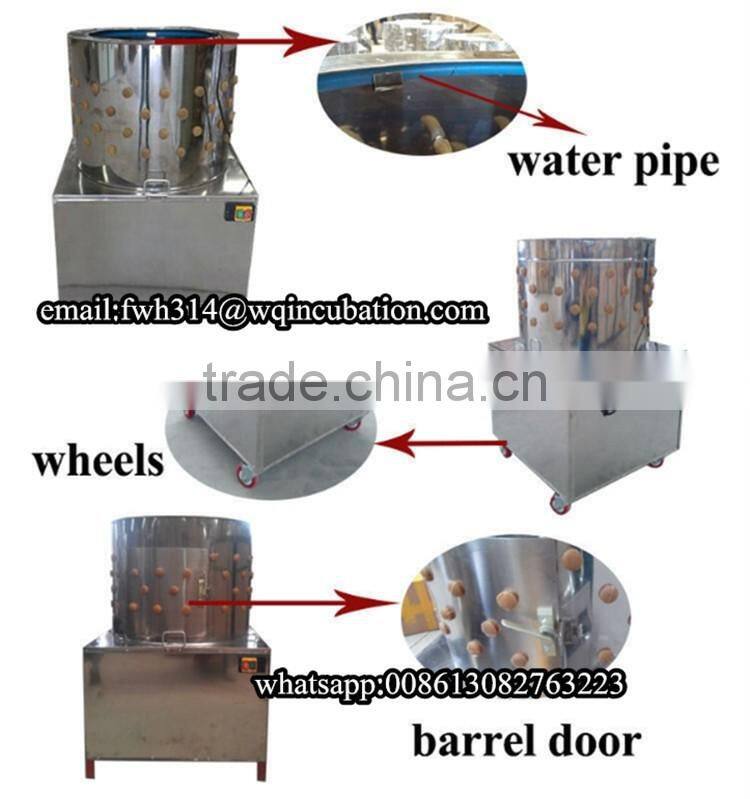 Stainless steel automatic chicken plucker for salemini bird plucker made in China