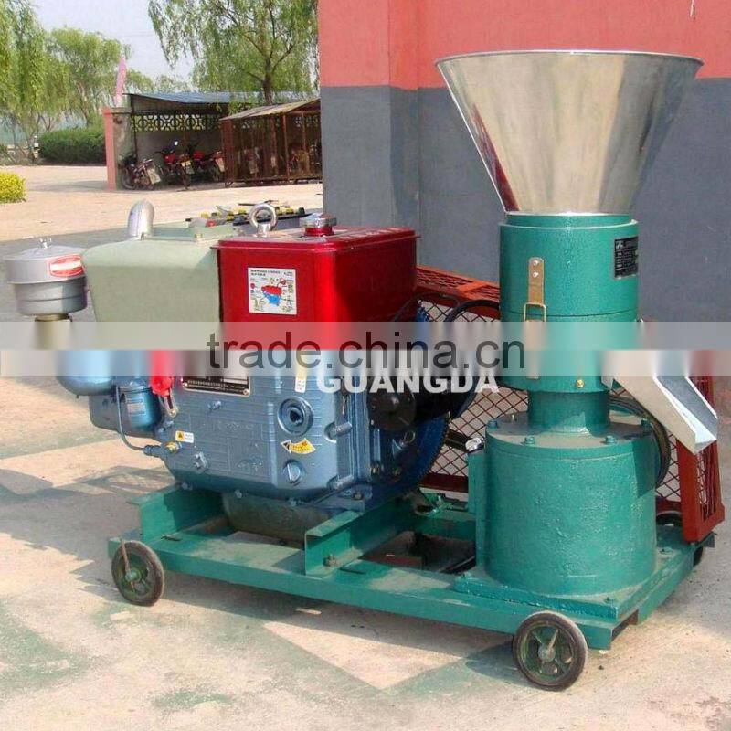 80-120kg/h mini sawdust pelletizer small wood pellet machine with fast delivery