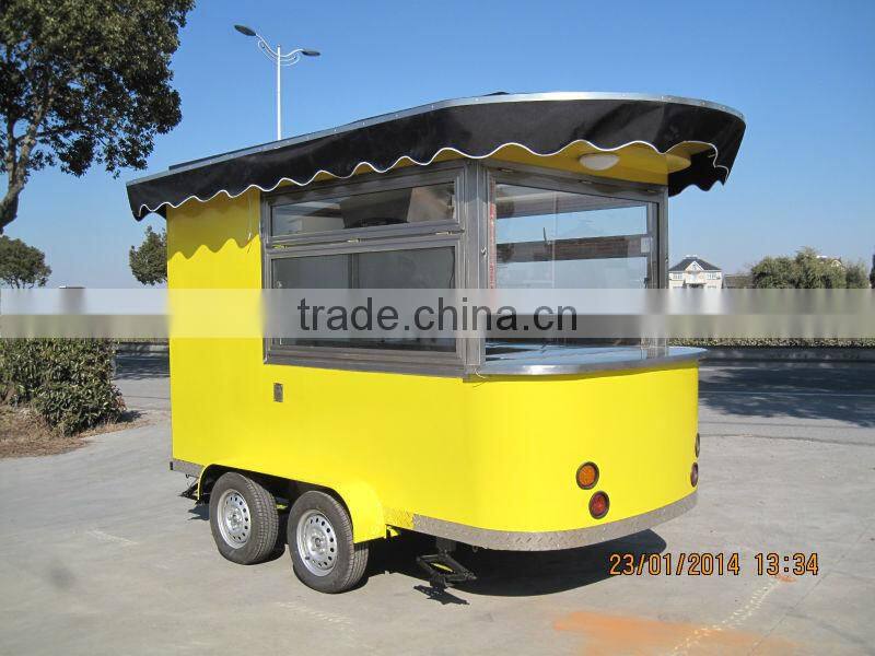 Electric mobile food trailer with wheels for sale food trailer for sale
