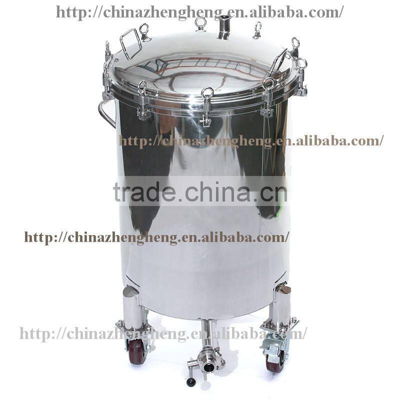 Stainless steel brite beer tank /beer tank/beer fermenter with universal wheels