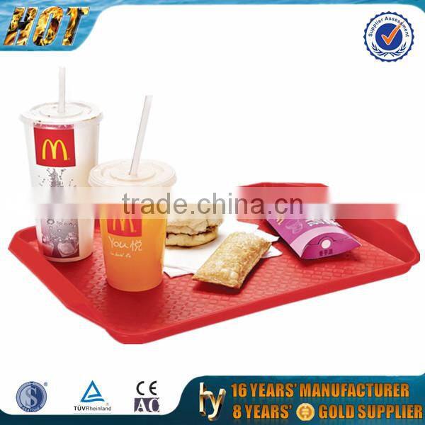 rectangular plastic tray for food
