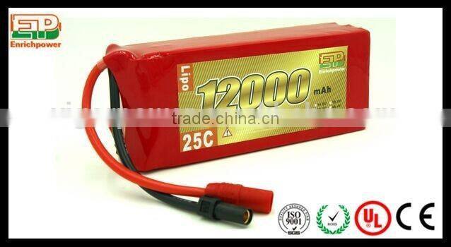 10000mAh 4S1P 25C 14.8V Lipo Battery for R/C Models 10000mAh rc lipo battery 14.8V 10000mAh battery