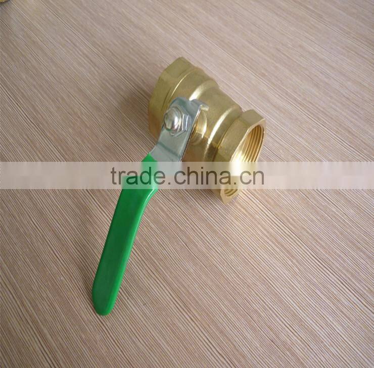 female and male brass ball valve with 1/4 3/8" 1/2" NPT BSPT thread ,copper core and copper spool