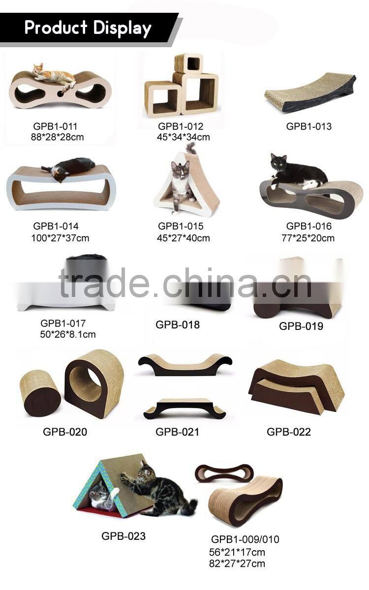 Cat Scratcher Lounge Large Bed Curved