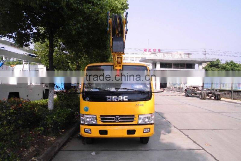 Dongfeng 12~16meters hydraulic aerial cage from original factory for sale