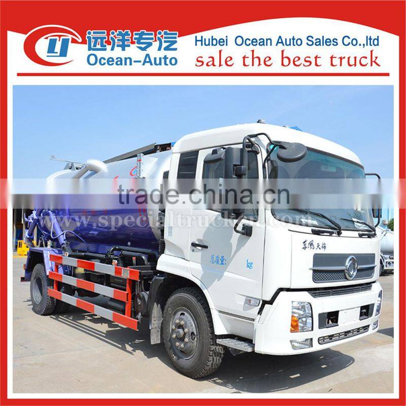 2015 competitive price of dongfeng sewage sucking trucks/sewage trucks on sale