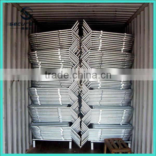 stage crowd control traffic security barrier with crossing feet manufactory