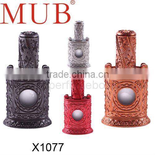Metal wine style perfume bottle