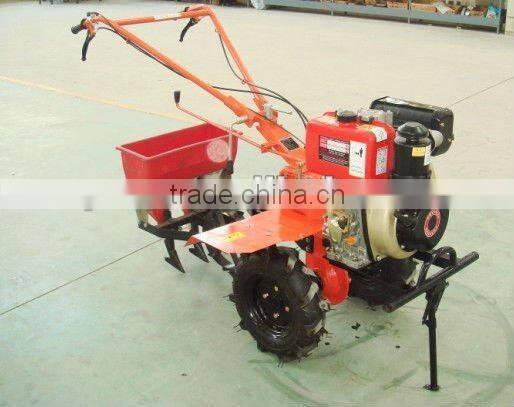 MeiQi 9HP 178F diesel engine tiller cultivator with rotary hoe