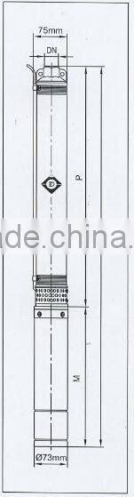 CE certified electric submersible water pumps