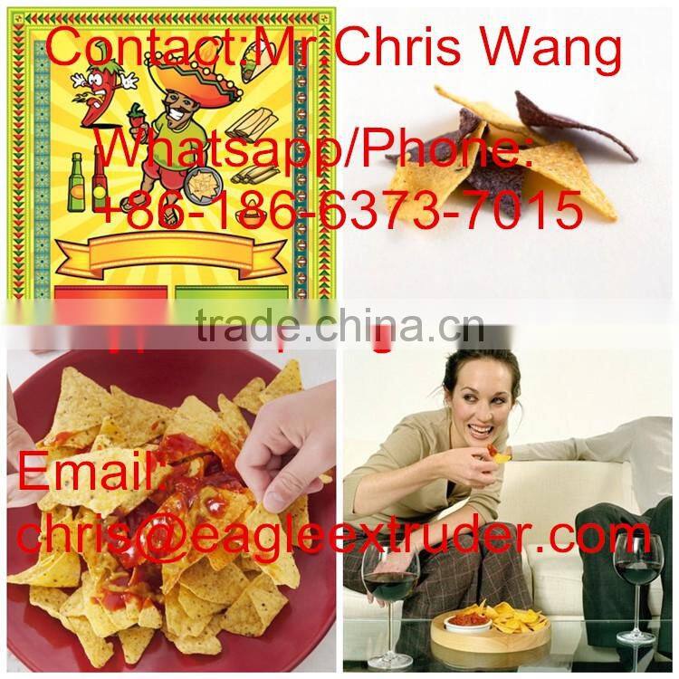 corn tortilla doritos nacho chips production line