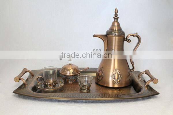 Unique Arabic Brass Antique Candle Holder