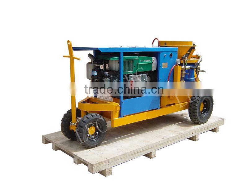 Customized rack type LZ9A dry mix concrete spray tunnel guniting equipment