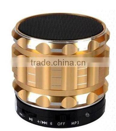 New 2014 Portable Mini Bluetooth Speaker / Metal Steel Wireless Smart Hands Free Speaker / Outdoor portable Bluetooth Speaker