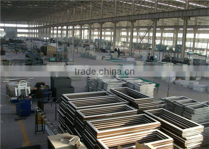 CE standard aluminium frame insulated glass pictures of window balconies