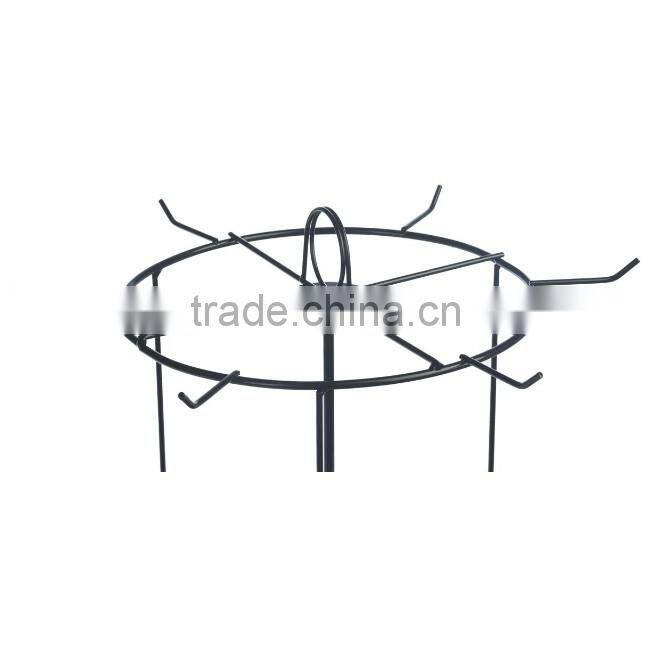 2 Tiers 12 Hooks Counter Spinner Rack