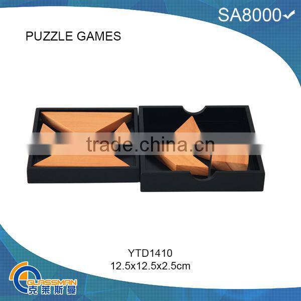 Wooden Jigsaw Puzzle Patterns Puzzle Game for Child