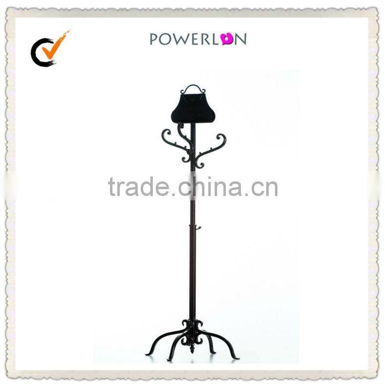 2015 Hot Selling Decorative Floor Metal Purse Stand