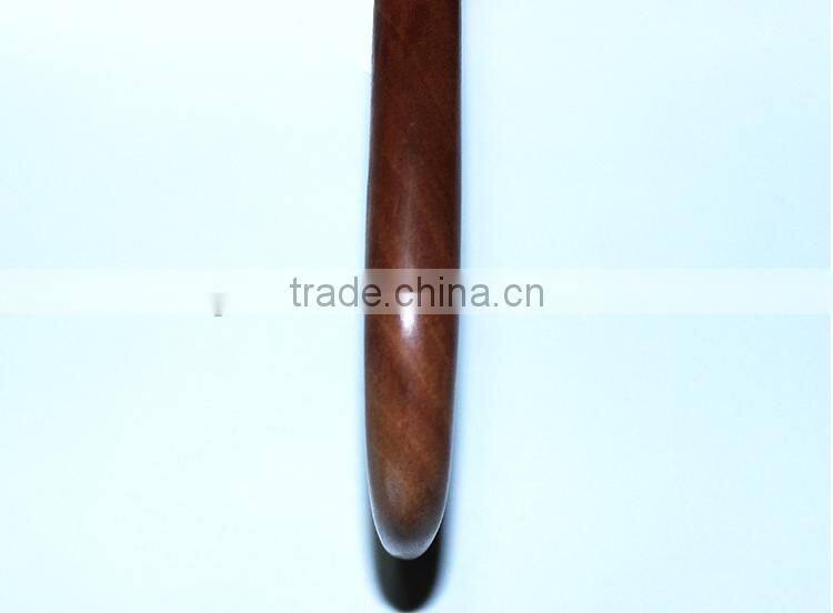 Anti-static Health Care Half Moon Hair Silky Peach Wooden Wide Teeth Comb